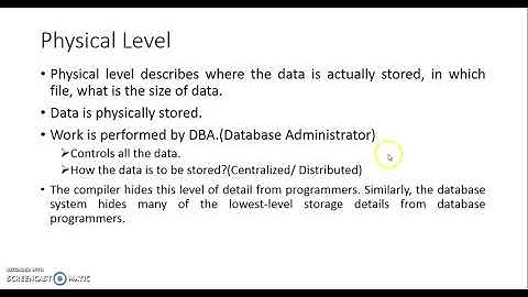 DBMS Unit 1 Lecture 2