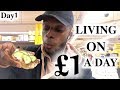 London Hacks - Living on £1 a Day  #1 - YouTube