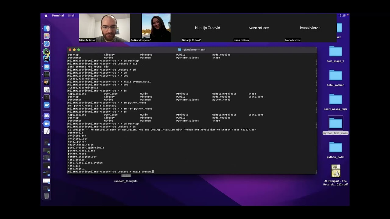 Python tutorial 2022 - online session 1.2