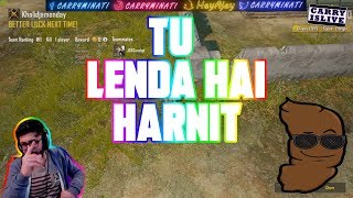 carry angry on harnit | carryminati highlights | pubg mobile