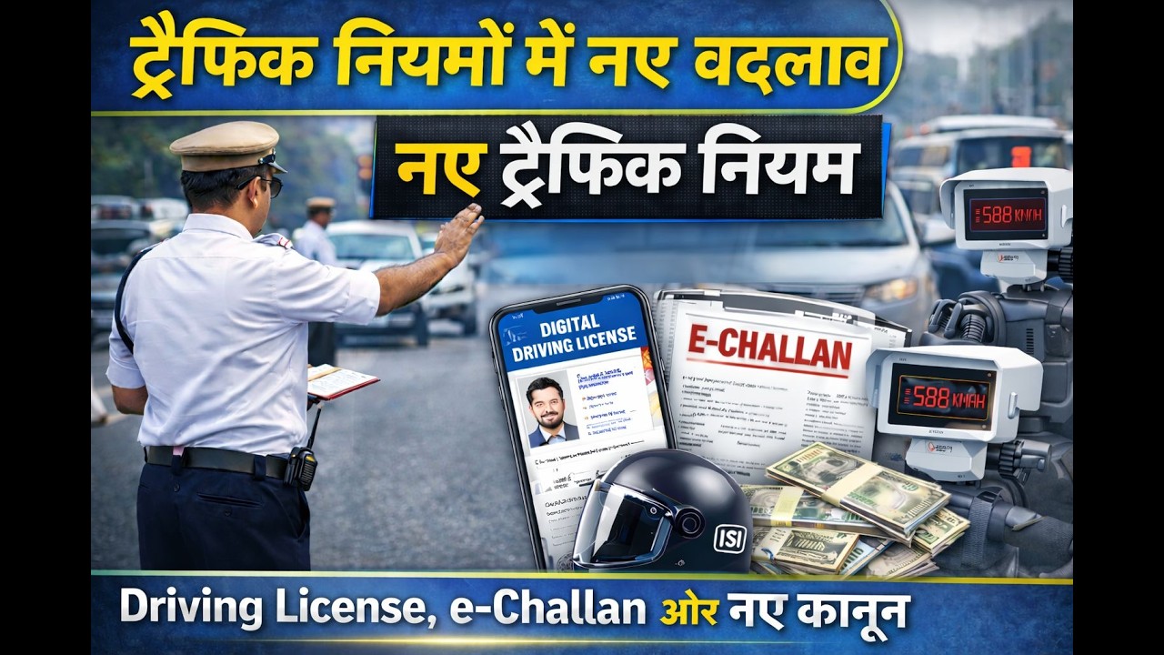 Traffic Rules अपडेटेड  2026 | Driving License, e-Challan
