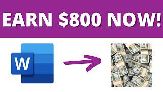 Just Use Microsoft Word & Earn $800 FOR FREE! (Make Money Using Microsoft Word) screenshot 4