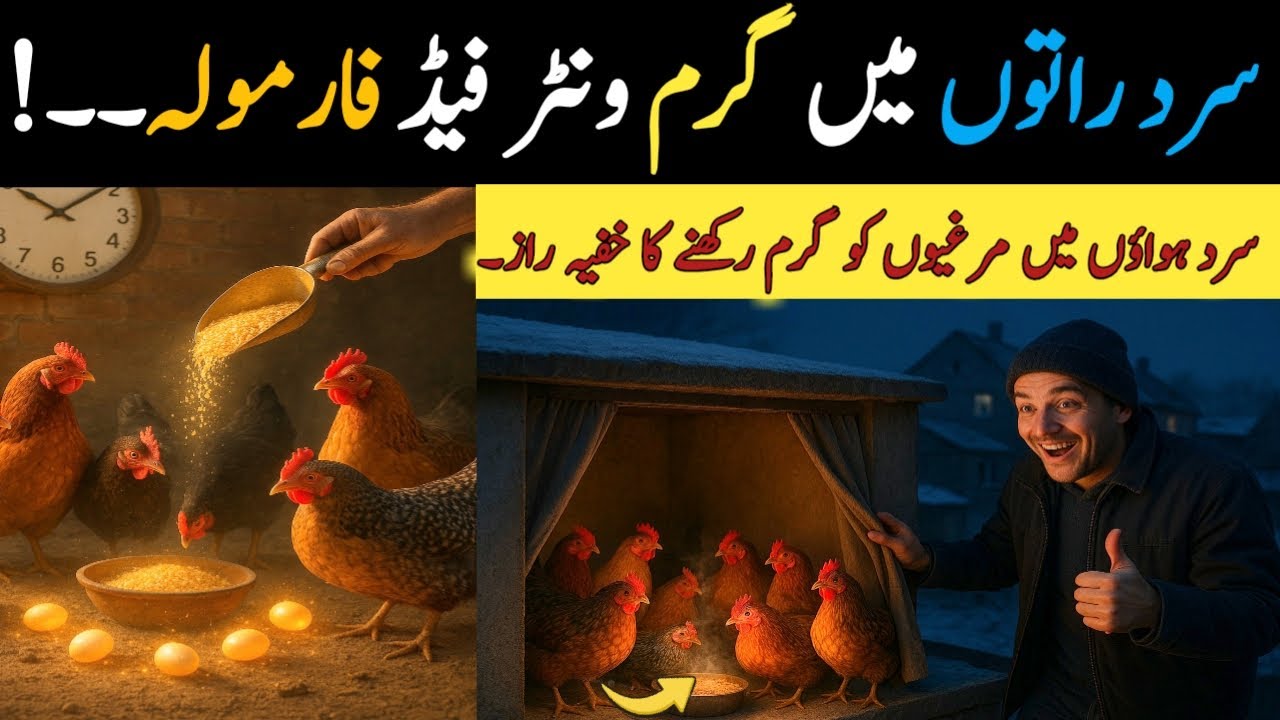 Winter Night Feed Formula to Keep Hens Warm & Boost Egg Production"