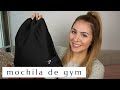 ¿Qué llevo en mi mochila del gym?