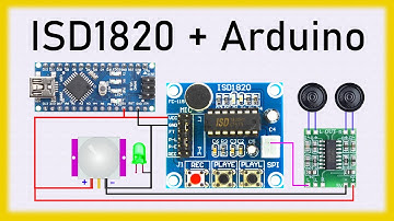 How to Use ISD1820 with Arduino & PIR Sensor for Sound Playback   Easy Tutorial