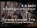 Jacques Loussier Trio: Johann Sebastian Bach - Harpsichord Concerto in D major - III. Allegro