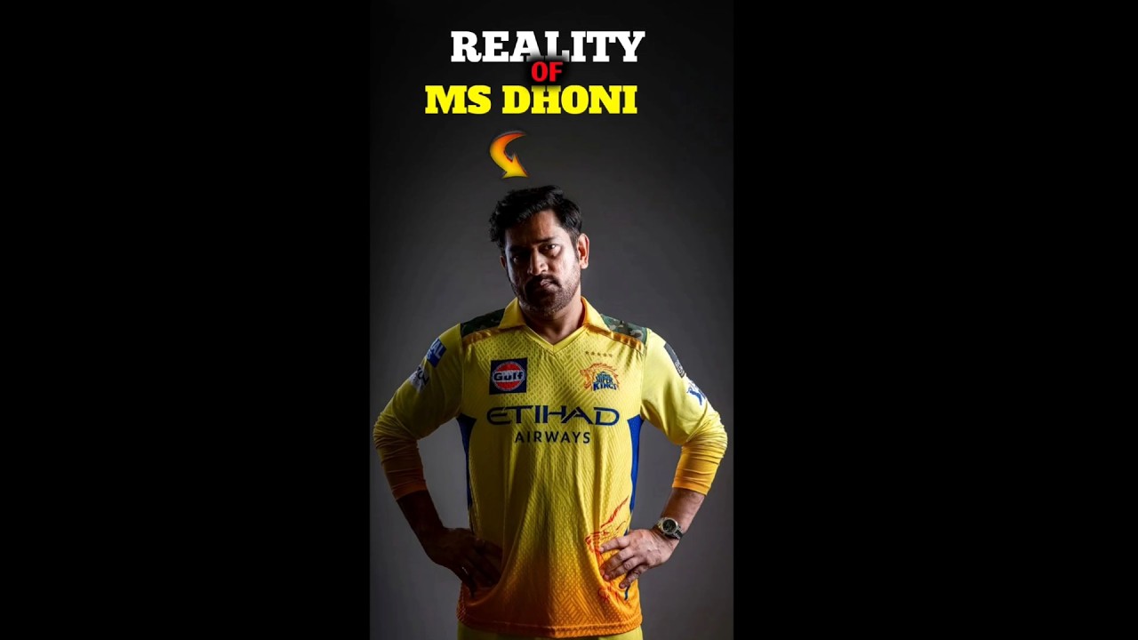 Reality of MS Dhoni 😱