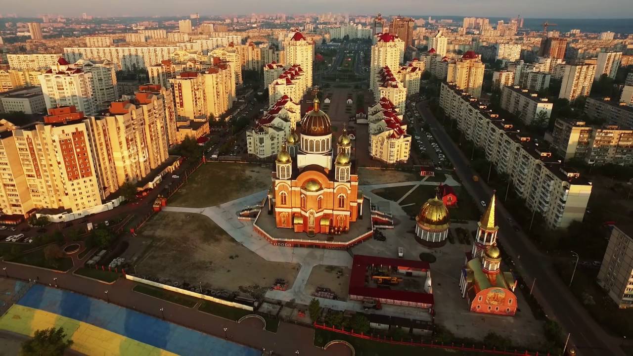 Оболонь с квадрокоптера