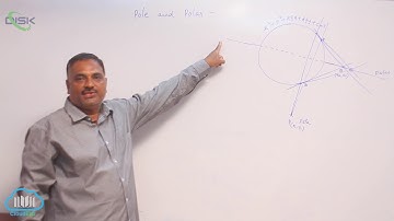 Chord of contact and polar || Pole and polar definition || Disk Telangana