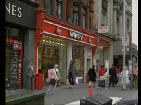 Wimpy Restaurant 1980 S Oxford Street London Fast Food Thames TV 1980 S