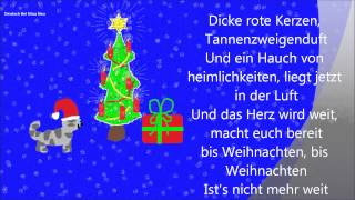 *Dicke rote Kerzen *Текст рождественской песенки на немецком языке с переводом