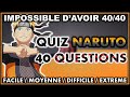 Quiz naruto  40 questions 