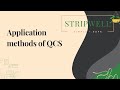 Application methods of qcs