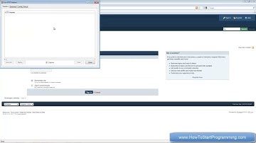 VB NET Tutorial 51   HttpWebRequest POST Method  Part 1   Visual Basic 2008 2010