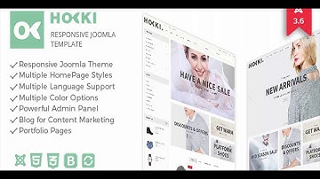 Hoki - Responsive Joomla Virtuemart Template | Themeforest Website Templates and Themes