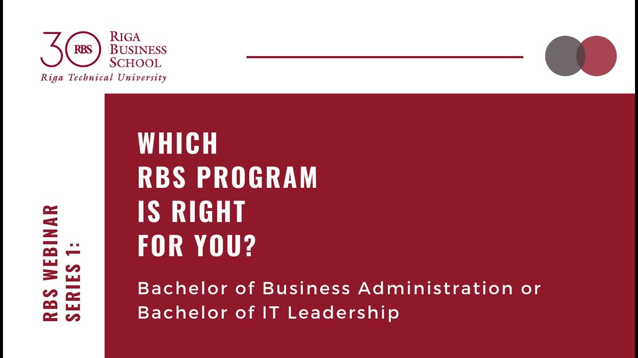 RBS Webinar Series 1: Which RBS Program is right for you? - YouTube