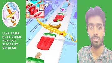 Live game play video 📷 in perfect slice by opirfan | #live #shortfeed #viral #gaming #perfectslices