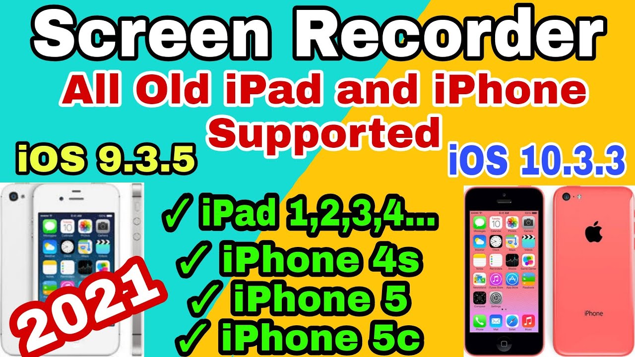 How to Record iOS 9.3.5 - 10.3.4 Screen FREE - iOS 9.3.5 Screen ...