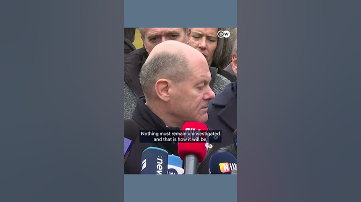 Olaf Scholz on Madgeburg Christmas market attack | DW News