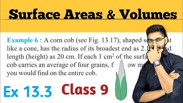 Ch 13 NCERT Example 6 class 9 || surface area and volumes || NCERT Mathematics ||