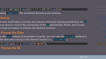 How to Convert Column to String for Concatenation in Python Pandas
