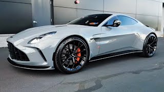 1.1K Mile Vantage S 🔥 Startup   Revs   POV Exhaust | China Grey / Poppy