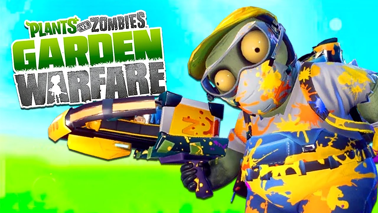 ¡DESTROZAN AL INGENIERO PINTOR! - Plants vs Zombies Garden Warfare 1 ...