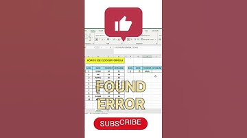 XVLOOKUP Formula in Excel #excel #exceltips #shorts  #exceltutorial #msexcel #microsoftexcel