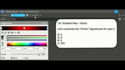 How to make horror effect on Sony vegas pro