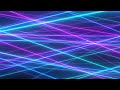 Retro Neon Laser Beam Lights Glow Sci-Fi Futuristic Synthwave Lines 4K Motion Background for Edits