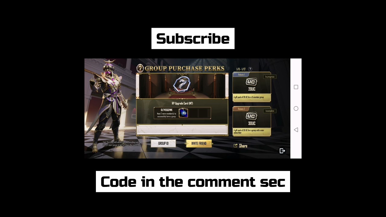 Join M7 RP Perk Group in Pubg mobile ||