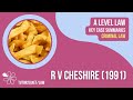 R v Cheshire (1991) | A-Level Law | Key Case Summaries | Criminal