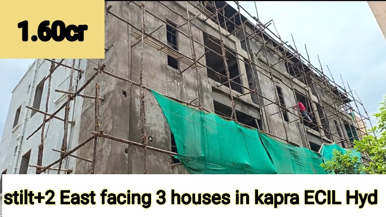 Stlit+2 independent house for sale in kapra ECIL near Saket Hyderabad