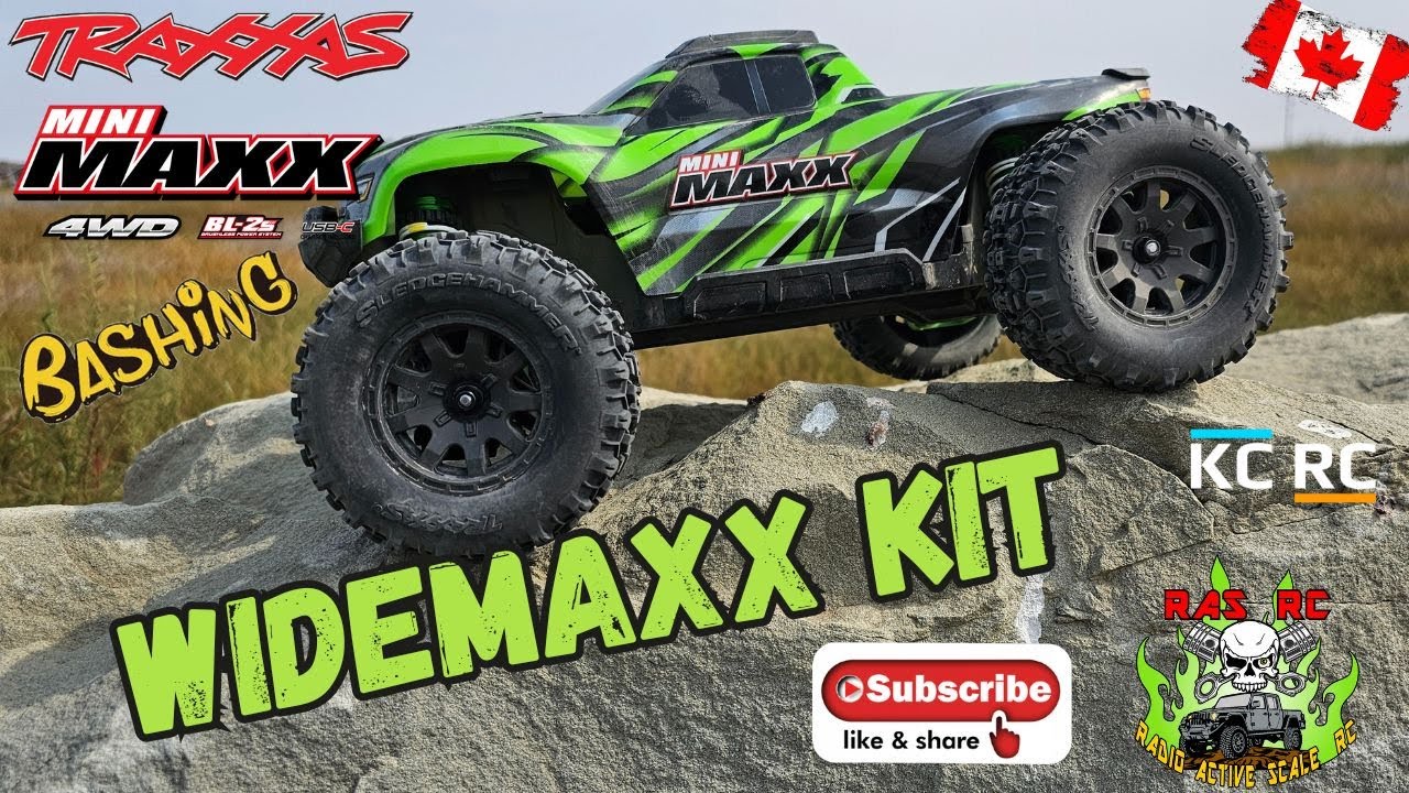 TRAXXAS MIINI-MAXX “WIDEMAXX Kit Installed, Does it Help??” - YouTube