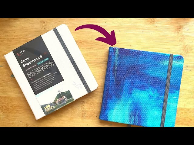 HOW TO PAINT AN @EtchrLab SKETCHBOOK COVER 