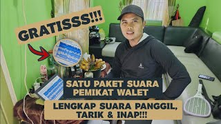 Bismillah,.. Berbagi paket suara pemikat walet SP ST & SI GRATIS ya bossQ, Link 🔗 ada di deskripsi