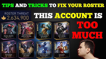 How Is This Account Just 2 Mil Threat??? Injustice 2 Mobile  Tips And Tricks To Fix Your Roster
