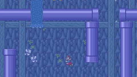 Mario Worker  Letter Worlds Series v1.05 by TheMarioVariable - World N game-play