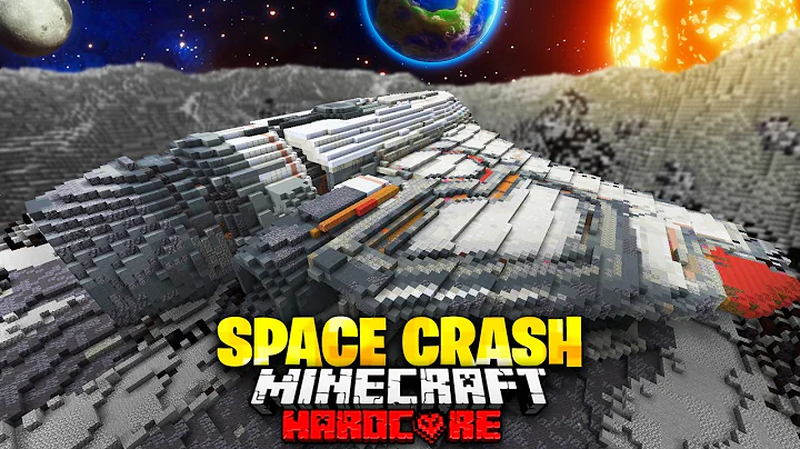 I Survived 100 Days in a Space Crash in Minecraft Hardcore