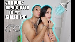 24 HOUR HANDCUFF CHALLENGE WITH MY GIRLFRIEND (OVERNIGHT)