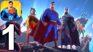 DC Worlds Collide - Gameplay Walkthrough Part 1 - Tutorial (iOS, Android)