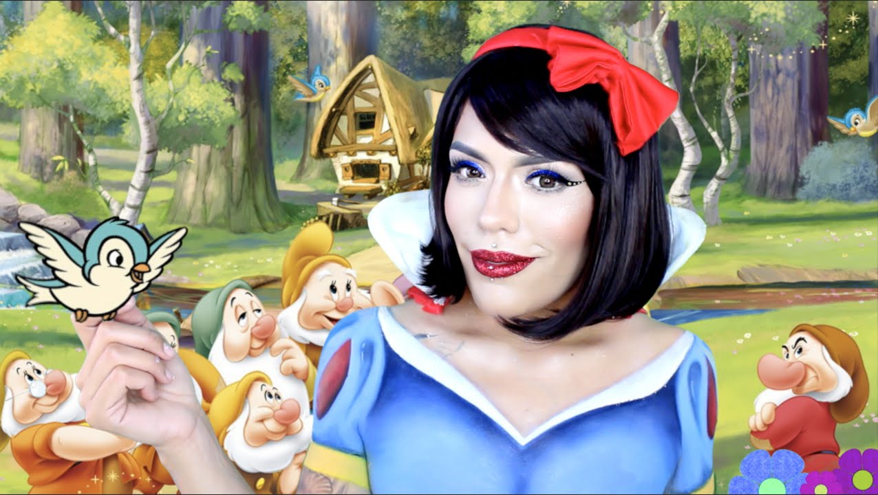 Disney Princess Snow White Inspired Makeup Tutorial With BODYPAINT