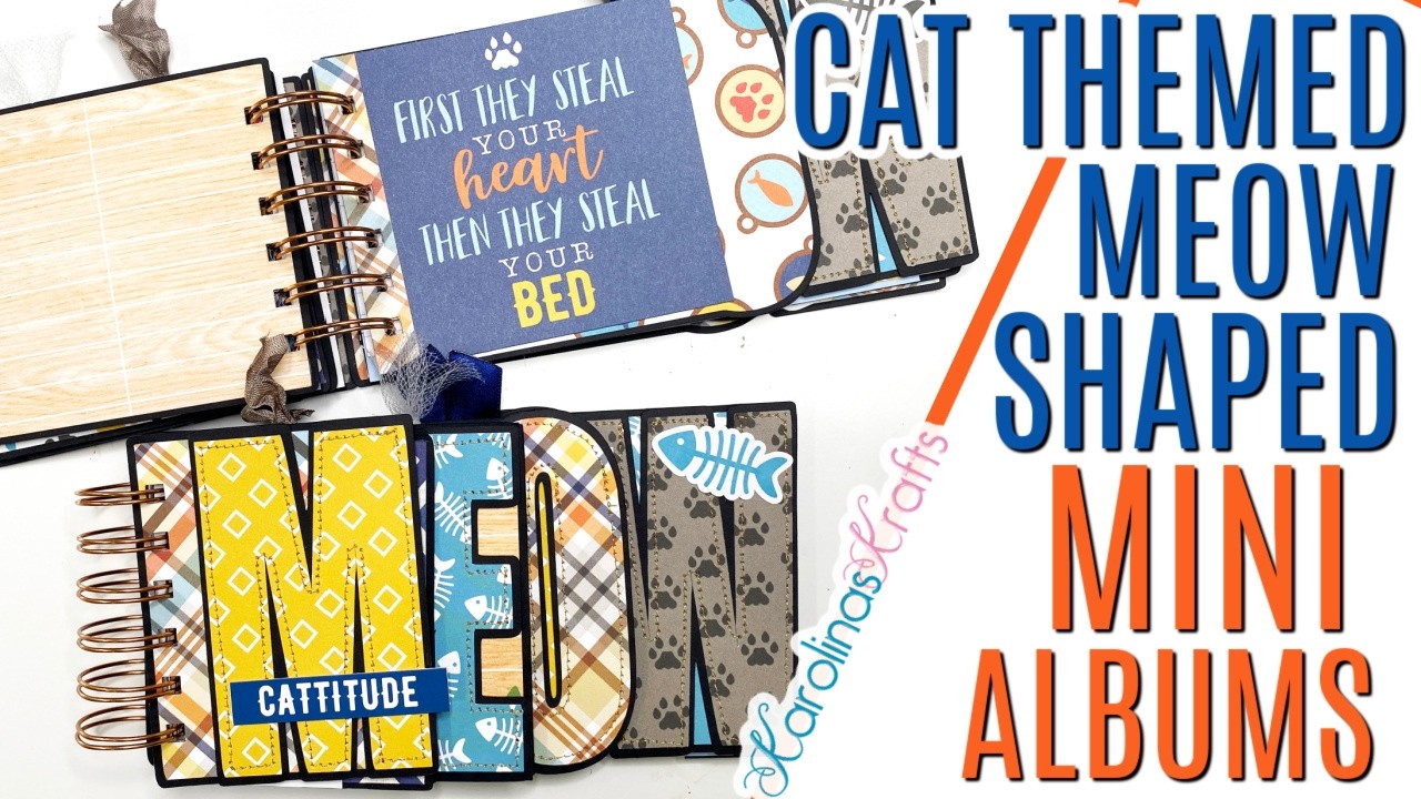 Проект «Кошачий альбом» от MEOW, мини-альбом с кошками, скрапбук с кошками, скрапбук с домашними ...