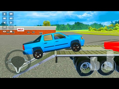 Pickup Cars Transport Truck Simulator #3 - Trailer Truck Driver - Android Gameplay