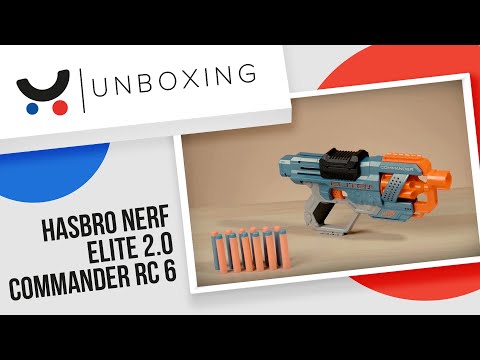 Šautuvas blasteris Hasbro Nerf Elite 2.0 Commander RC 6