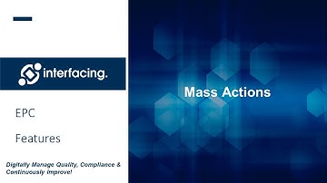 Mass Actions