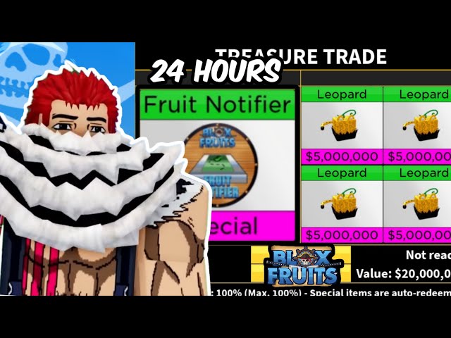 I got FRUIT NOTIFIER by doing this TRADE in Blox Fruits! 🔎🍈 