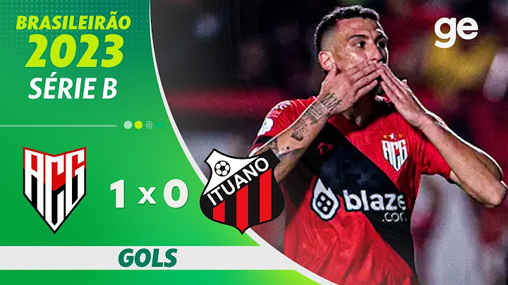 ATLÉTICO-GO 1 X 0 ITUANO | GOLS | 31ª RODADA BRASILEIRÃO SÉRIE B 2023 | ge.globo