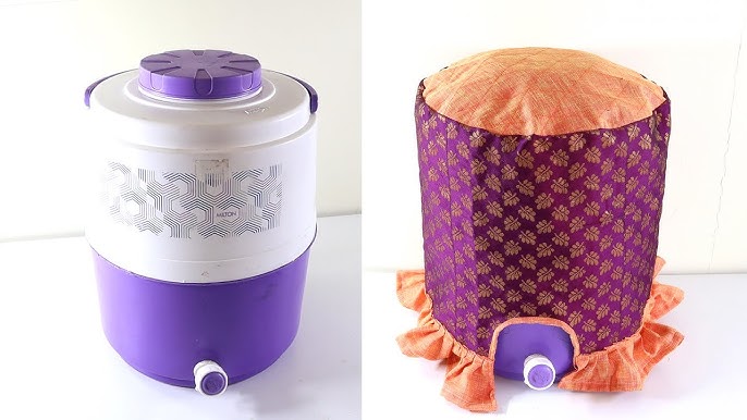 Before and after a water cooler bottle cover that transforms water  dispensers in homes and offices! - W…