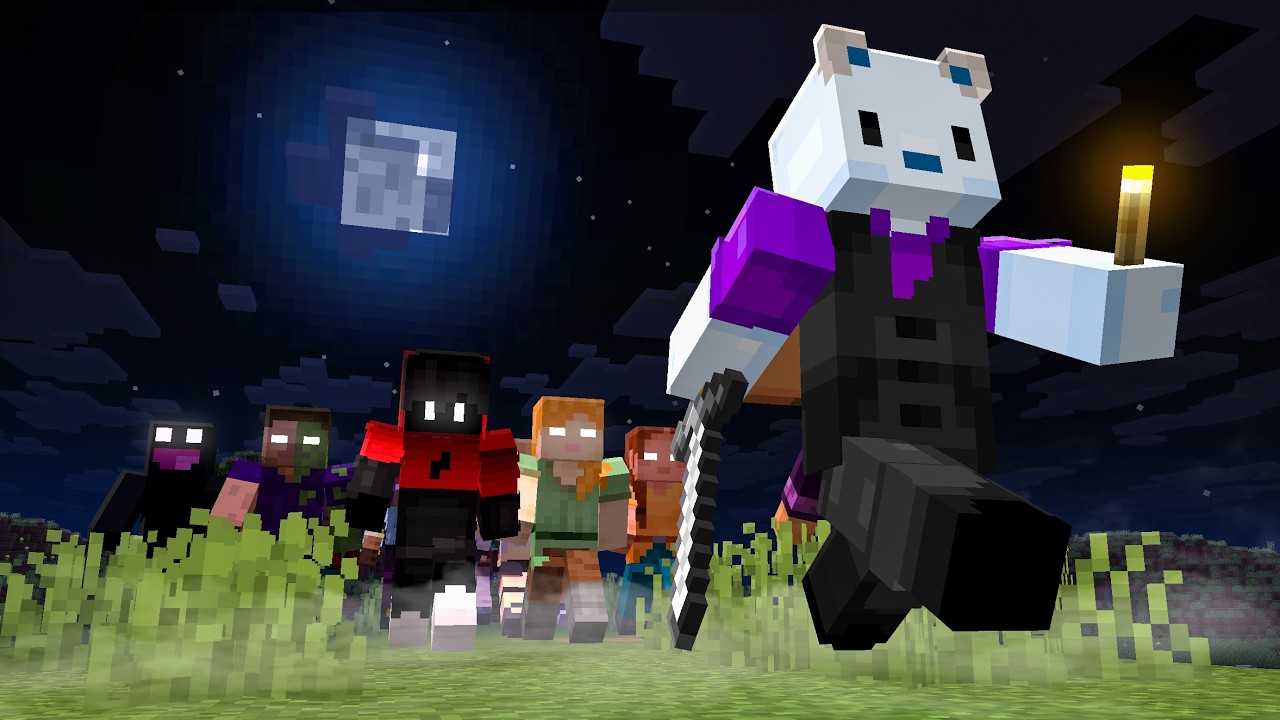 Minecraft But our Viewers Hunt Us Down at Night